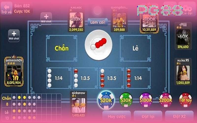 Cách chơi game xóc đĩa đổi thưởng online