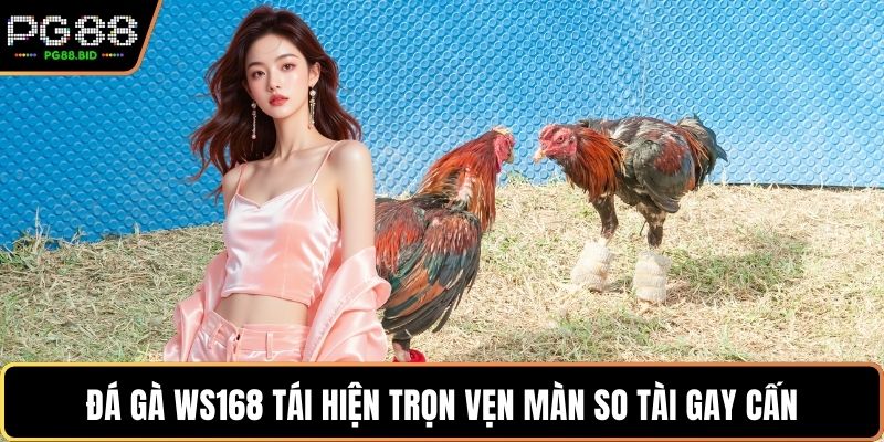Đá gà WS168 tái hiện trọn vẹn màn so tài gay cấn