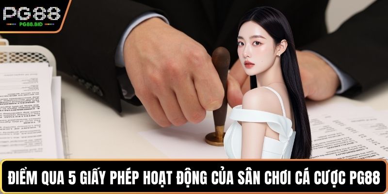 Điểm qua 5 giấy phép hoạt động của sân chơi cá cược PG88